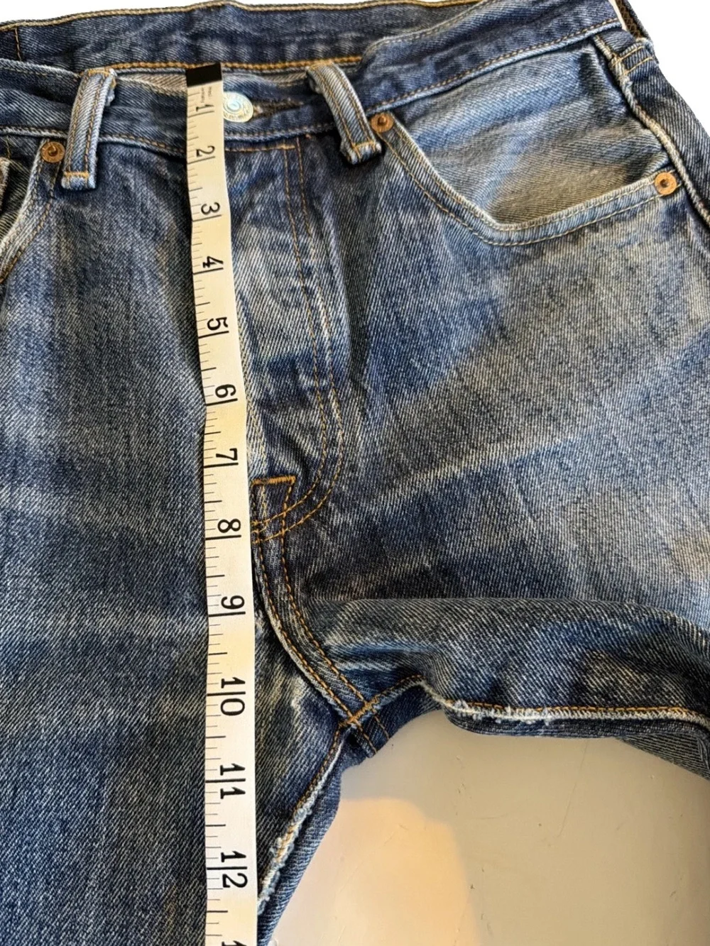 VTG Levis 501 Men’s 29x30 Button Fly Jeans Distressed Grunge Faded Pocket Y2K